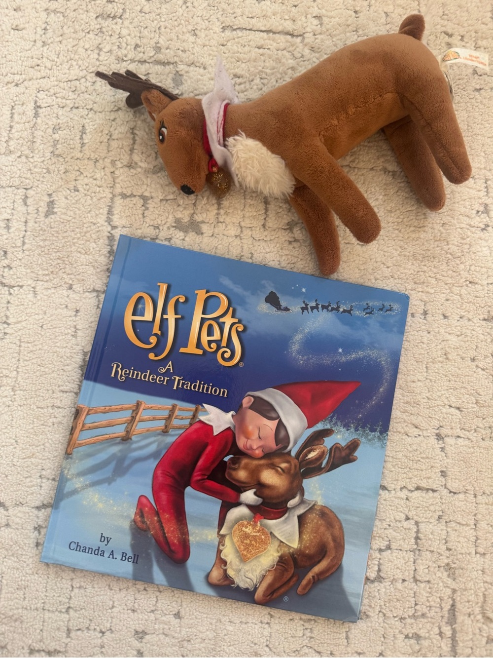 Elf On The Shelf Elf Pets: A Reindeer Tradition plush reindeer toy & book